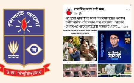 ভুয়া ফটোকার্ড ছড়ানোর অভিযোগে ছাত্রশিবির নেতাকে শোকজ