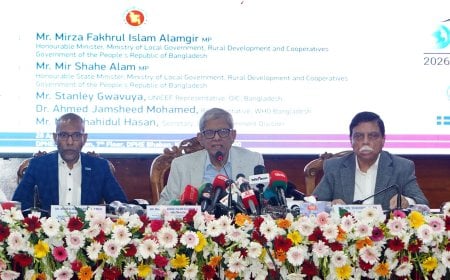 ভূগর্ভস্থ পানি নয়, এখনই ভূ-উপরিস্থ পানির দিকে যেতে হবে: এলজিআরডি মন্ত্রী