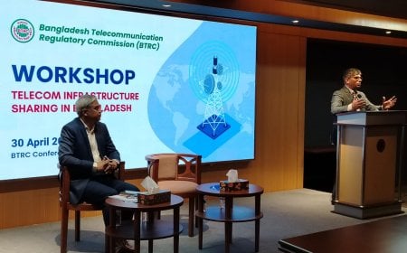 বিটিআরসিতে চলছে দিনব্যাপী কর্মশালা