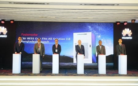 শিল্পখাতে সৌর বিদ্যুৎ ব্যবস্থাপনায় উন্নত এনার্জি স্টোরেজ আনল হুয়াওয়ে