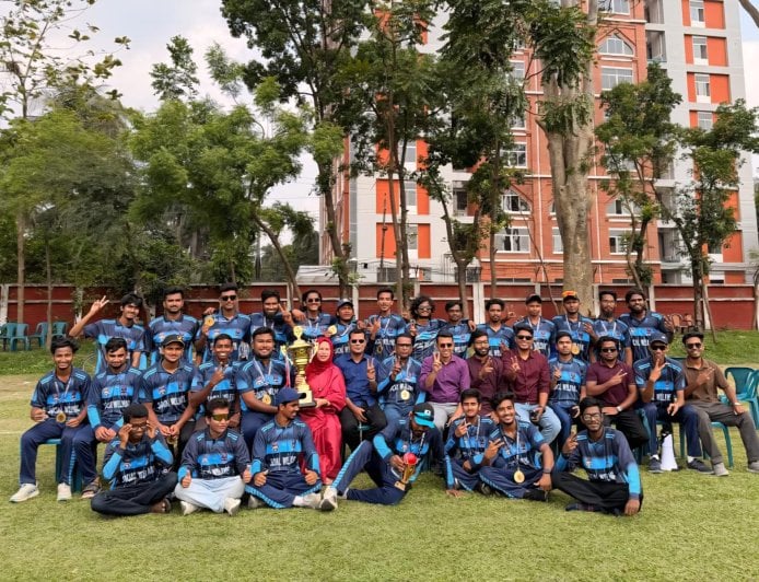 ঢাবির আন্তঃবিভাগ ক্রিকেটে চ্যাম্পিয়ন সমাজকল্যাণ ও গবেষণা ইনস্টিটিউট