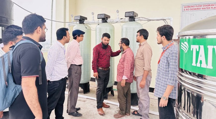 রুয়েটে প্রথমবার চালু রিভার্স ওসমোসিস প্লান্ট