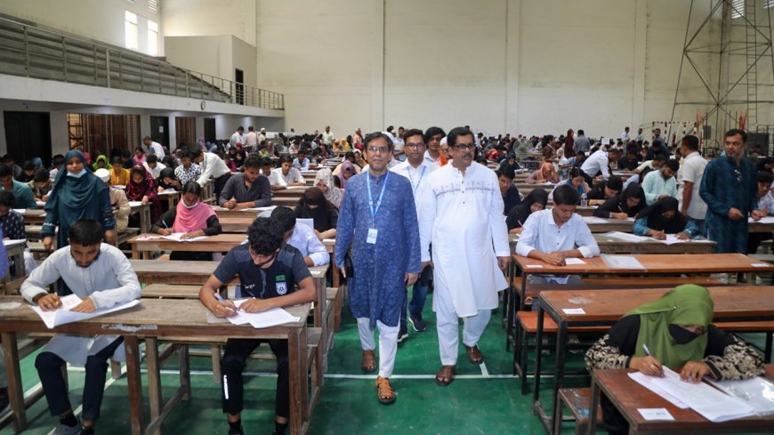 যবিপ্রবিতে গুচ্ছ পদ্ধতির ‘বি’  ইউনিটের ভর্তি পরীক্ষা অনুষ্ঠিত