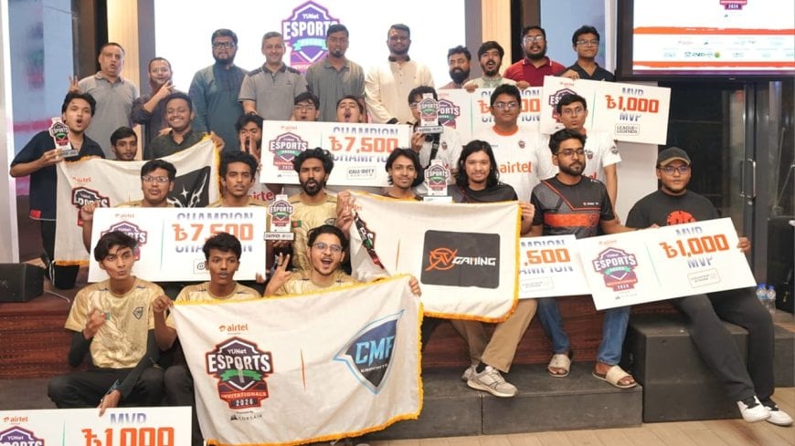 ইউনেট ইস্পোর্টস চ্যাম্পিয়ন অ্যাসেন্ডেনস,  রেড ভাইপার্স,  সিএমএফ ও  ইরাডিকেশন