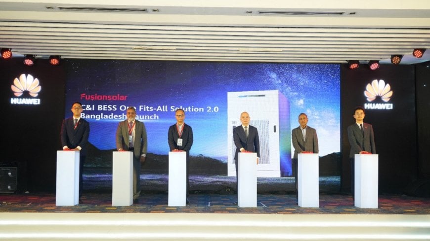 শিল্পখাতে সৌর বিদ্যুৎ ব্যবস্থাপনায় উন্নত এনার্জি স্টোরেজ আনল হুয়াওয়ে