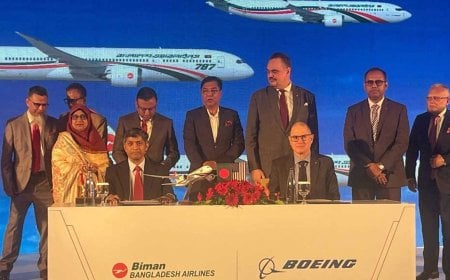 ১৪ উড়োজাহাজ কিনতে বোয়িংয়ের সঙ্গে বিমানের চুক্তি