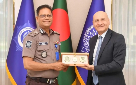 সাইবার নিরাপত্তা জোরদারে ইতালির সহযোগিতা চাইল বাংলাদেশ পুলিশ