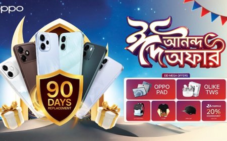 ঈদে ৯০ দিনের রিপ্লেসমেন্ট সুবিধা ঘোষণা অপো’র