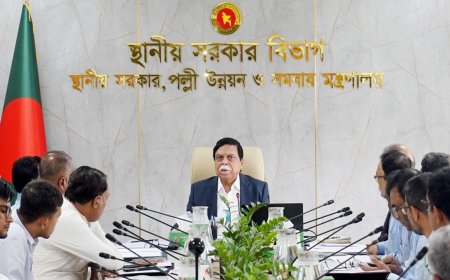 গোপালগঞ্জের উন্নয়ন কার্যক্রম নিয়ে স্থানীয় সরকার বিভাগের বিশেষ সভা