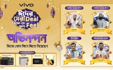 ভিভোর ঈদ ক্যাম্পেইনে ২,৫০০ গ্রাহক বিজয়ী