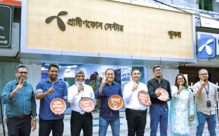 খুলনায় নতুন গ্রামীণফোন সেন্টার চালু