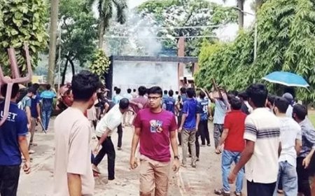 ডুয়েটে ভিসি নিয়োগ নিয়ে রণক্ষেত্র, শিক্ষার্থী-বহিরাগত সংঘর্ষে আহত ১৫