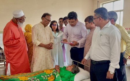 মধুপুর উপজেলা স্বাস্থ্য কমপ্লেক্সে সোলার প্যানেল স্থাপনের প্রতিশ্রুতি টেলিকম মন্ত্রীর