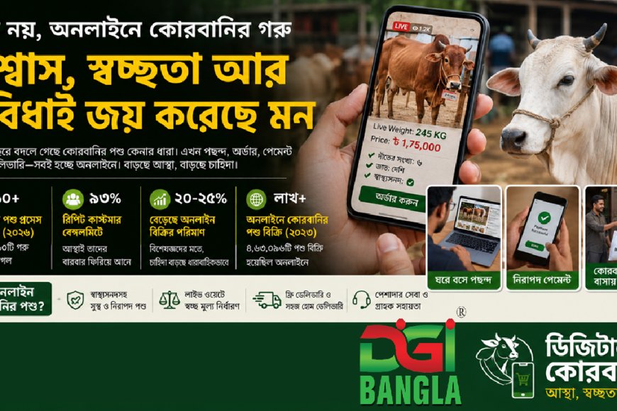 অনলাইন কোরবানির হাটে আস্থার জোয়ার