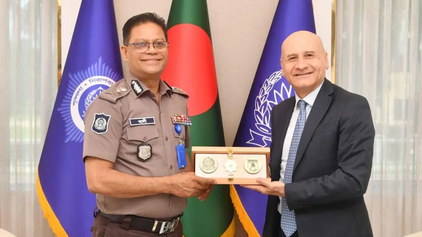 সাইবার নিরাপত্তা জোরদারে ইতালির সহযোগিতা চাইল বাংলাদেশ পুলিশ