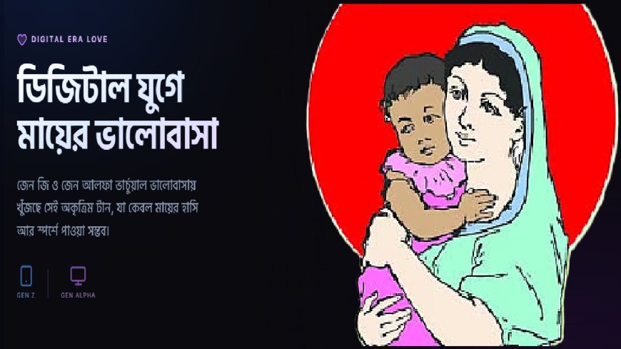 মায়ের প্রতি ভালোবাসার ডিজিটাল ইতিকথা