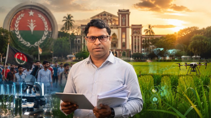 স্মার্ট কৃষি গবেষণায় ছাত্রদল নেতা আলমগীরের সাফল্য, পিএইচডিতে ৩.৮৭ জিপিএ