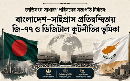 জাতিসংঘে বাংলাদেশ-সাইপ্রাস দ্বৈরথ: বিশ্বমঞ্চে জি-৭৭ ও ডিজিটাল কূটনীতির পরীক্ষা